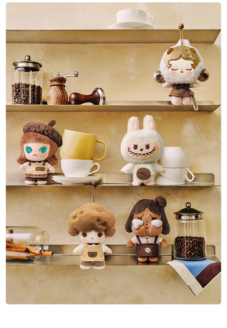 POP MART POP BEAN Coffee Factory Series Plush Pendant Blind Box