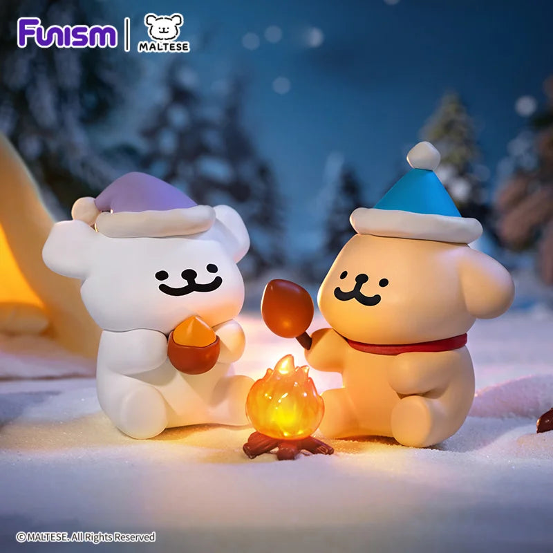 FUNISM Maltese Cuddly Moments Series Blind Box Figures