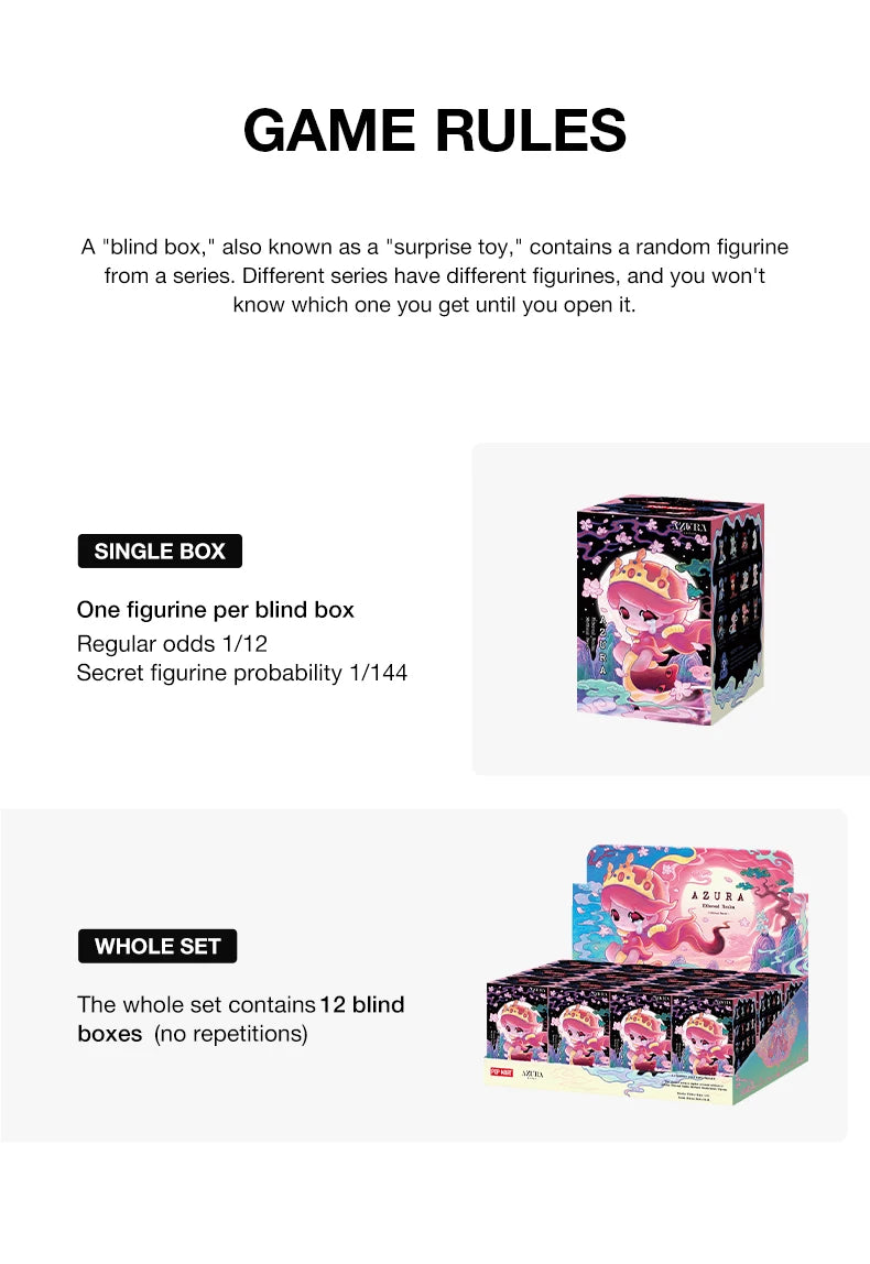 POP MART AZURA Ethereal Realm Mythical Beasts Blind Box Figures