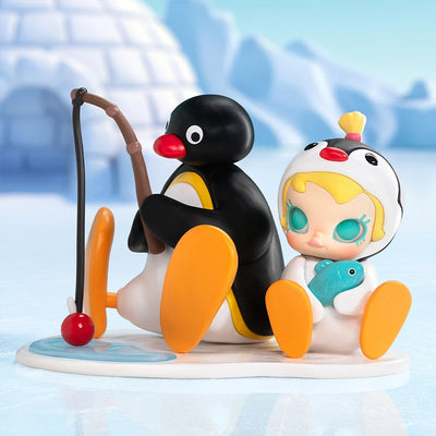 POP MART Baby Molly × PINGU Fishing Time Collectible Figure