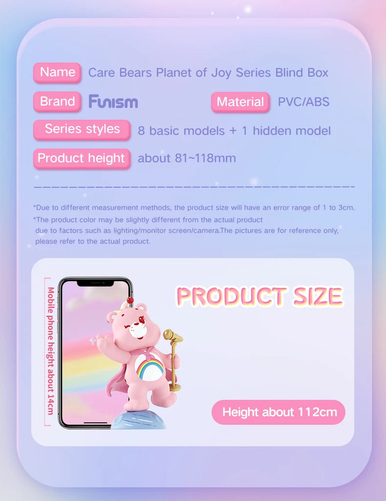 FUNISM Care Bears Healing Planet Series Blind Box Figures