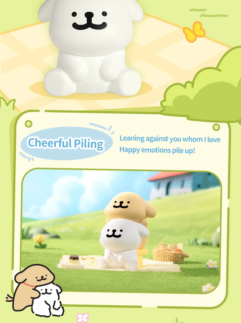 FUNISM Maltese Happy Snuggling Series Blind Box Figures