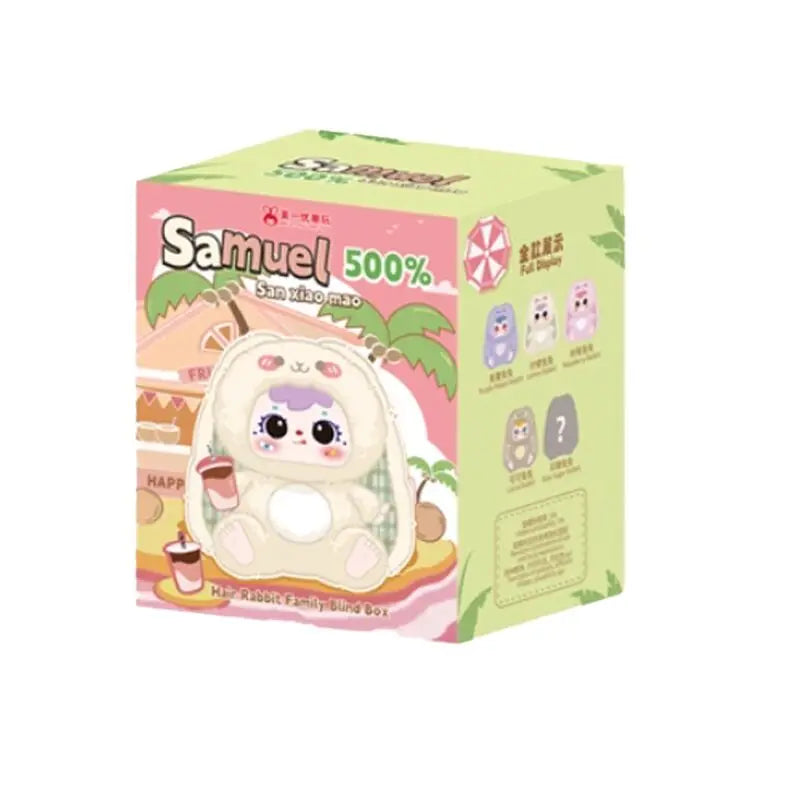 Samuel 500% Hairy Rabbit Family Plush Blind Box Collectible