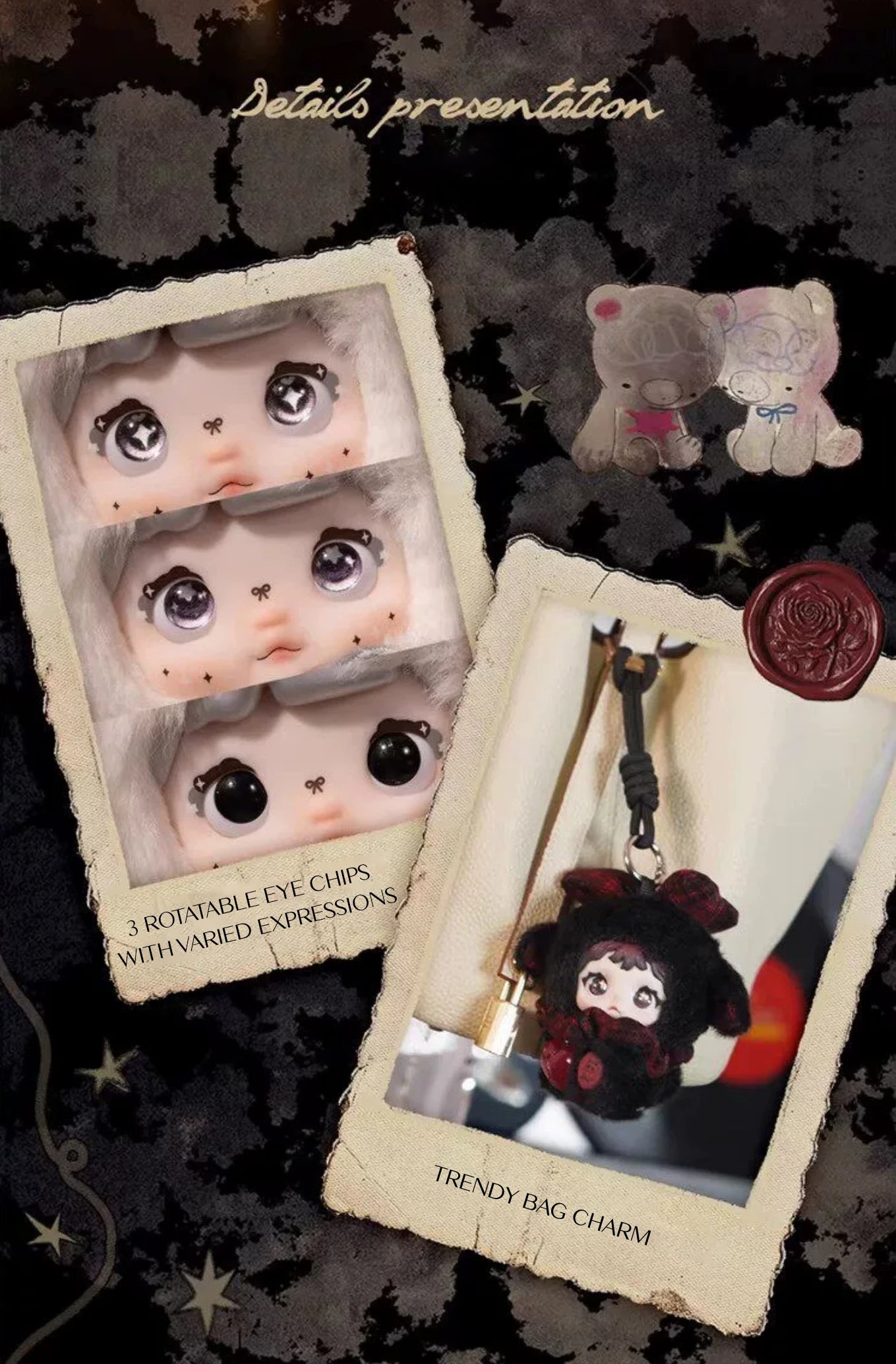 Nommi X Heymi The Entwined Fate Series Plush Blind Box Pendant Anime image 18