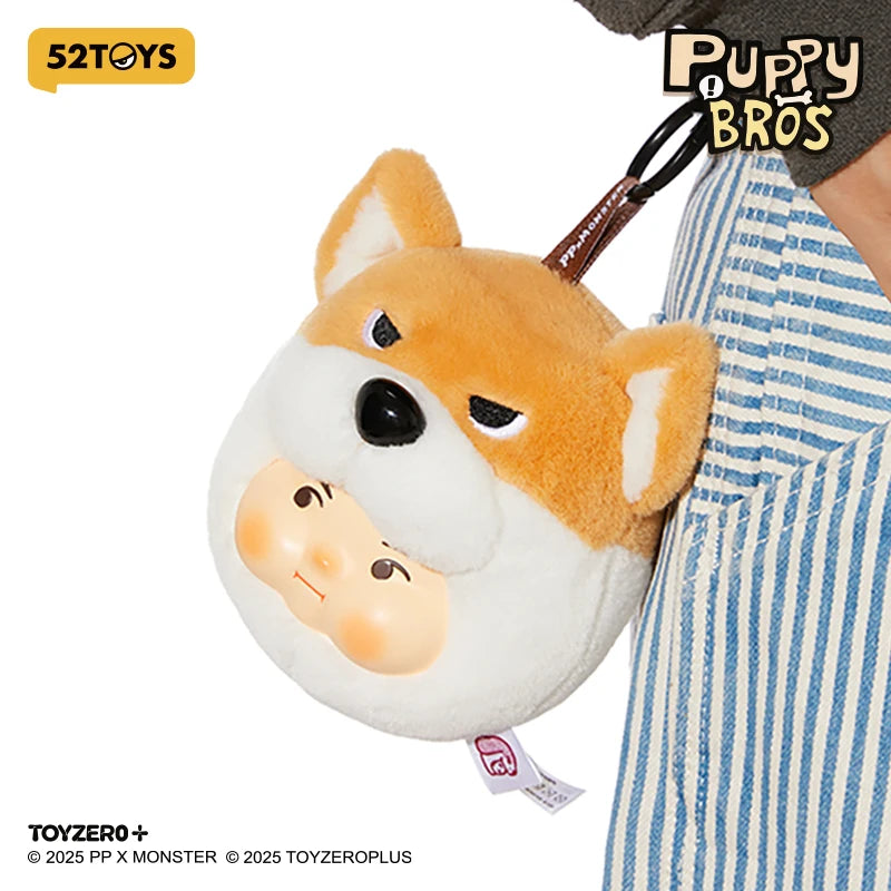 PP X MONSTER Puppy Bros PVC Plush Keychain Blind Box