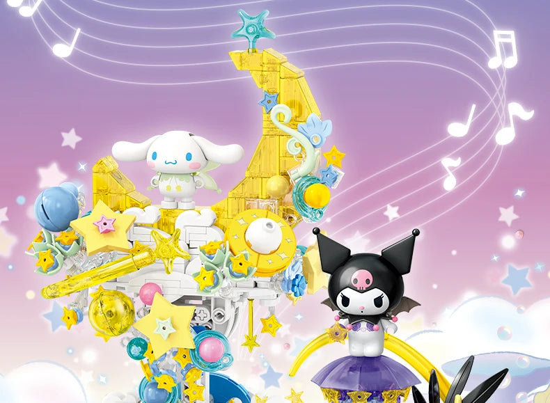 TOPTOY Sanrio Kuromi & Cinnamoroll Secret Realm Elf Series Building Blocks