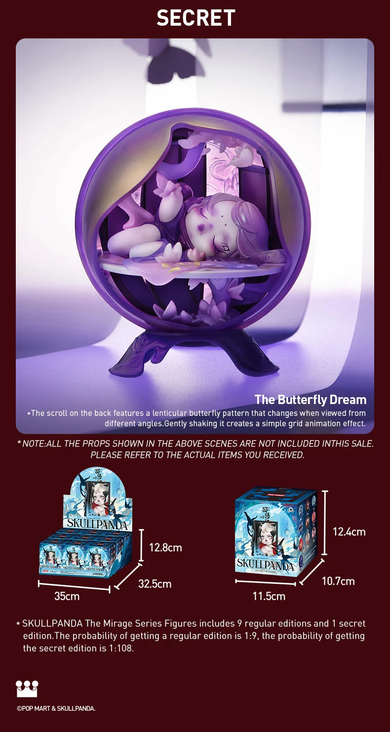 POP MART SKULLPANDA The Mirage Series Blind Box Figures