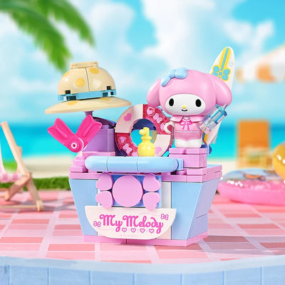 Keeppley Sanrio Summer Party Building Blocks – Hello Kitty, Kuromi & My Melody