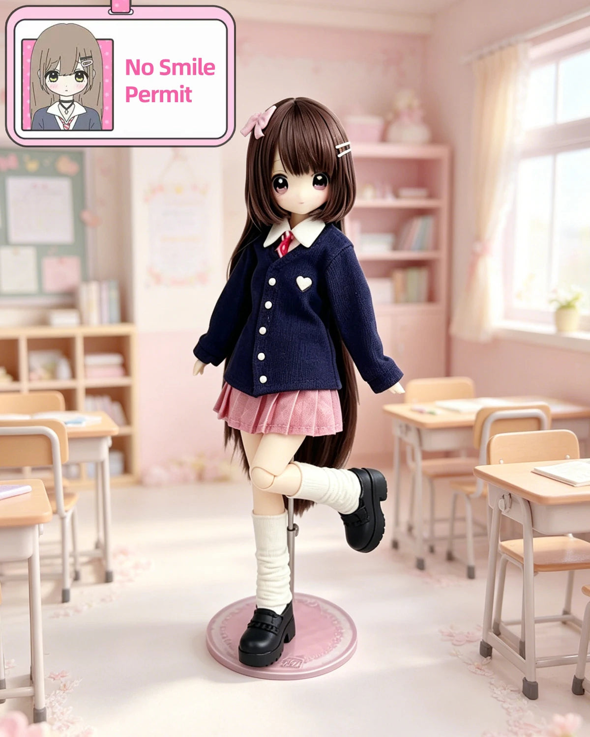 Don't Touch My Bangs Mimi 1/6 BJD Blind Box styled product view