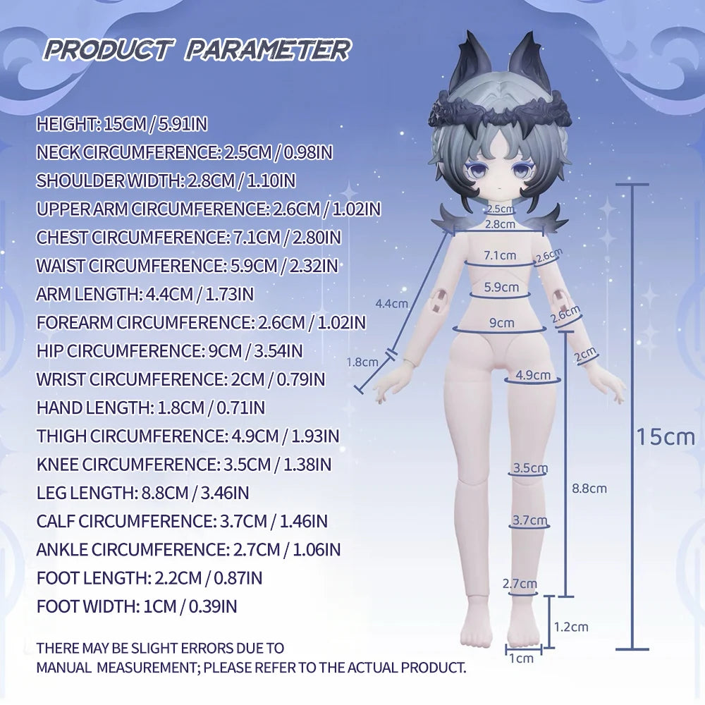 Luluelf Awakening Nature Series 1/8BJD Blind Box Movable Joint Doll display view