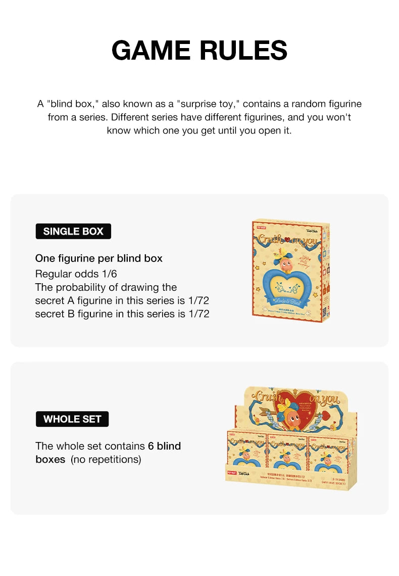 POP MART Twinkle Twinkle Crush On You Photo Frame Magnet Blind Box