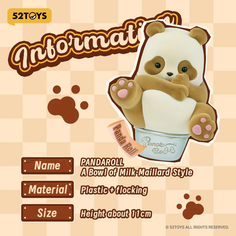 52TOYS PANDAROLL A Bowl of Milk Maillard Style Figure