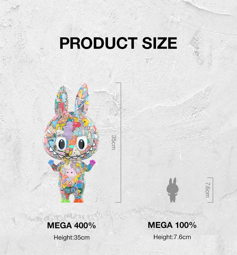 POP MART MEGA LABUBU 400% Tenth Anniversary Limited Edition Figure