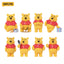 52TOYS Disney Funny Faces Winnie the Pooh Series Blind Box Mystery Figures