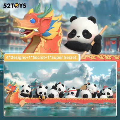 52TOYS Panda Roll Dragon Boat Racing Series Blind Box Collectible Toy