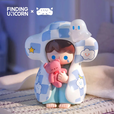 BlindBox Finding Unicorn Island White Night Endless Night Series Mystery Box Kawaii Model Caja Misteriosa Action Anime Figure