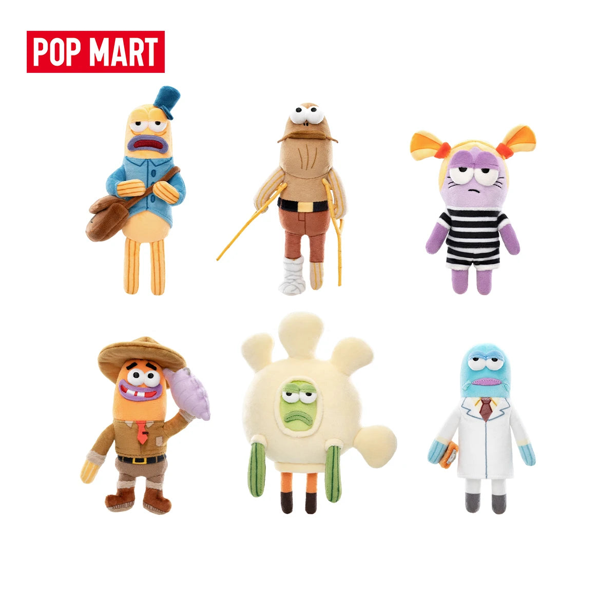 POP MART Bikini Bottom Buddies Plush Blind Box Series collector view
