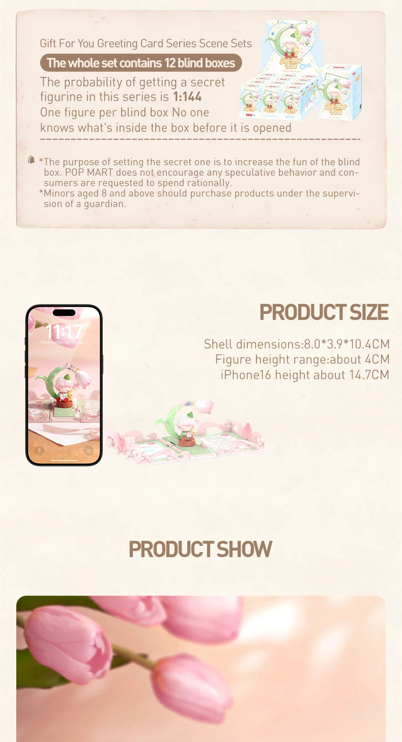 POP MART Gift For You Greeting Card Series Blind Box
