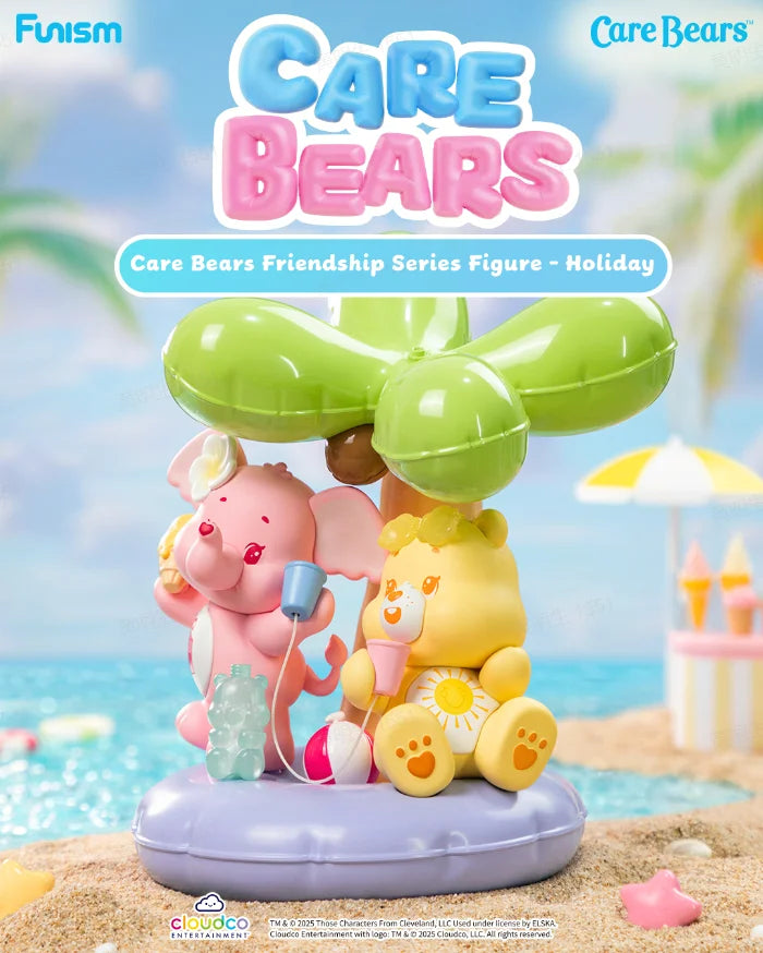 FUNISM Care Bears Friendship Series Figure Holiday Blind Box Action Figure Toy Gift for Kids Collectors Series Figures Action