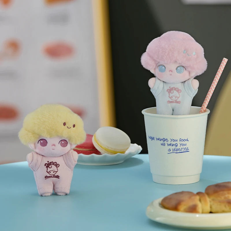 POP MART DIMOO Crush on Coffee Series Soft-faced Plush Keychain Blind Box