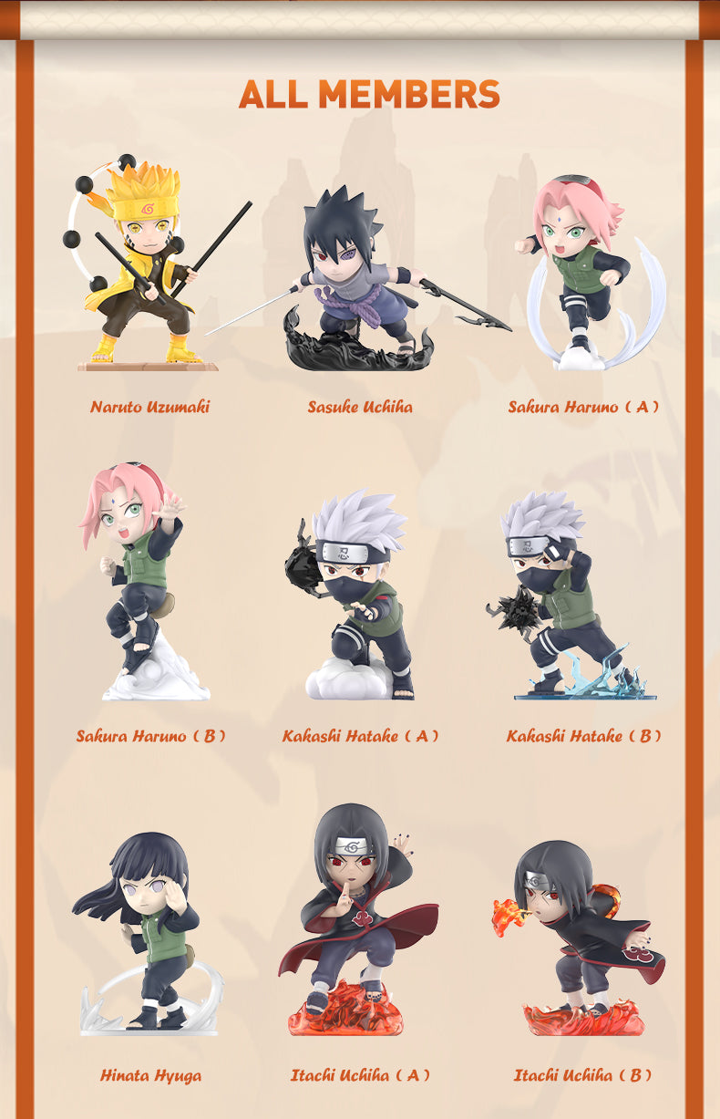 POP MART Naruto Ninkai Taisen Blind Box Figures