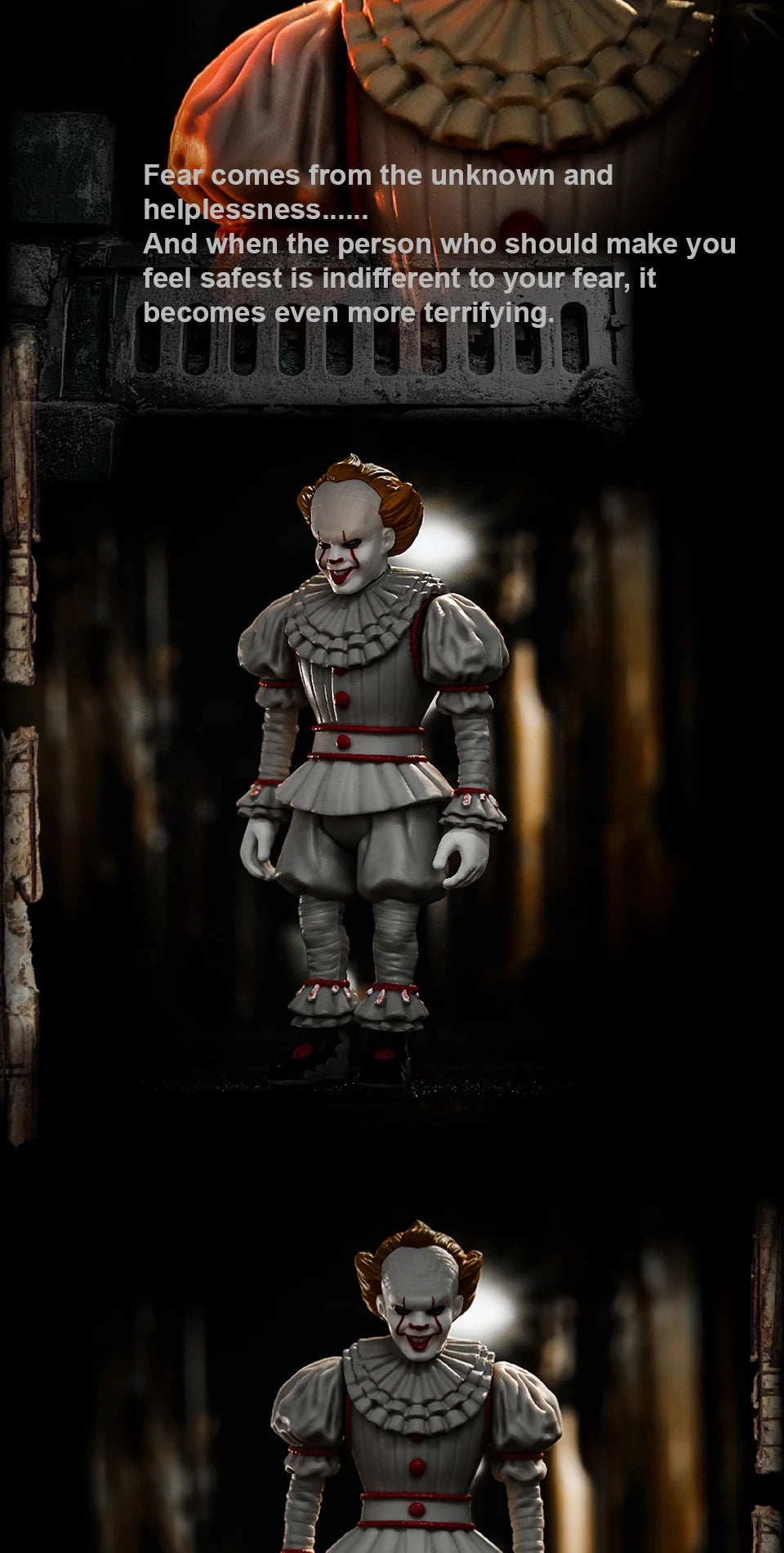 52TOYS Action Figure Dance of Lightning IT-Pennywise, Action Figure Toys, 3.75inch Adjustable Figure Anime Toys Adult Boys Child