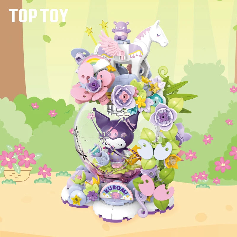TOPTOY Sanrio Kuromi & Cinnamoroll Secret Realm Elf Series Building Blocks