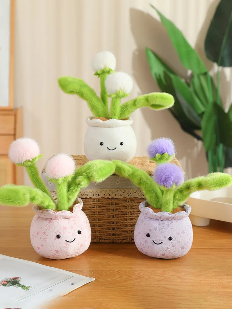 Cute Stuffed Plush Plant Toy Interesting Dandelion Plush image 13
