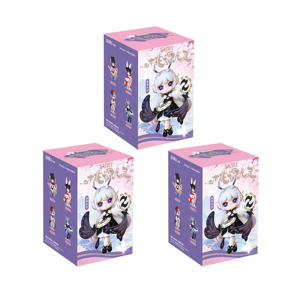 Rolife Suri Peach Blossom Nine Elves Series Blind Box – Collectible Anime Figures