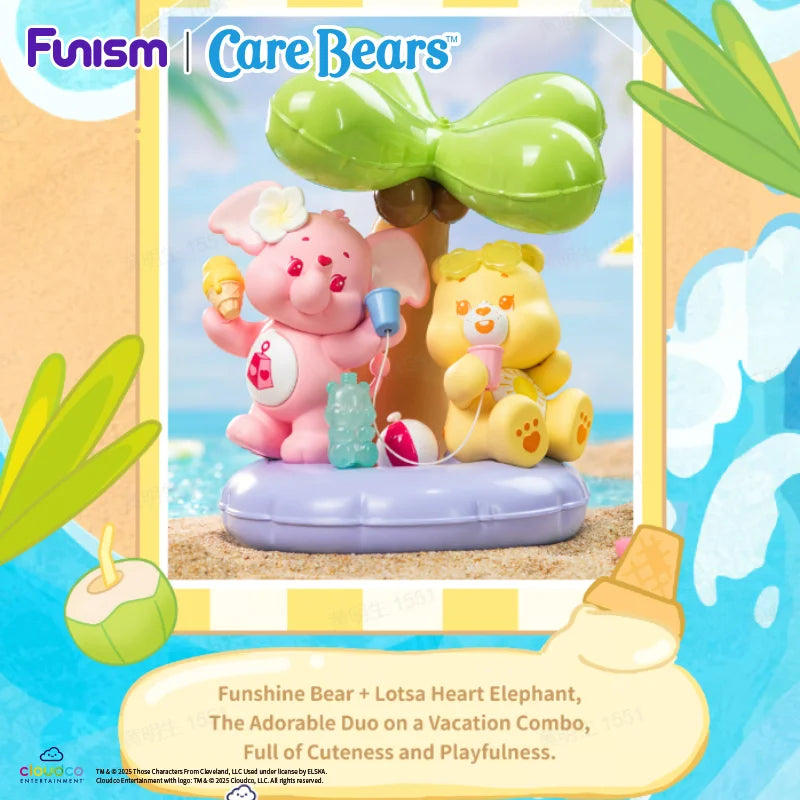 FUNISM Care Bears Friendship Series Figure Holiday Blind Box Action Figure Toy Gift for Kids Collectors Series Figures Action