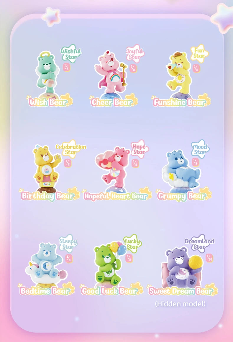 FUNISM Care Bears Healing Planet Series Blind Box Figures