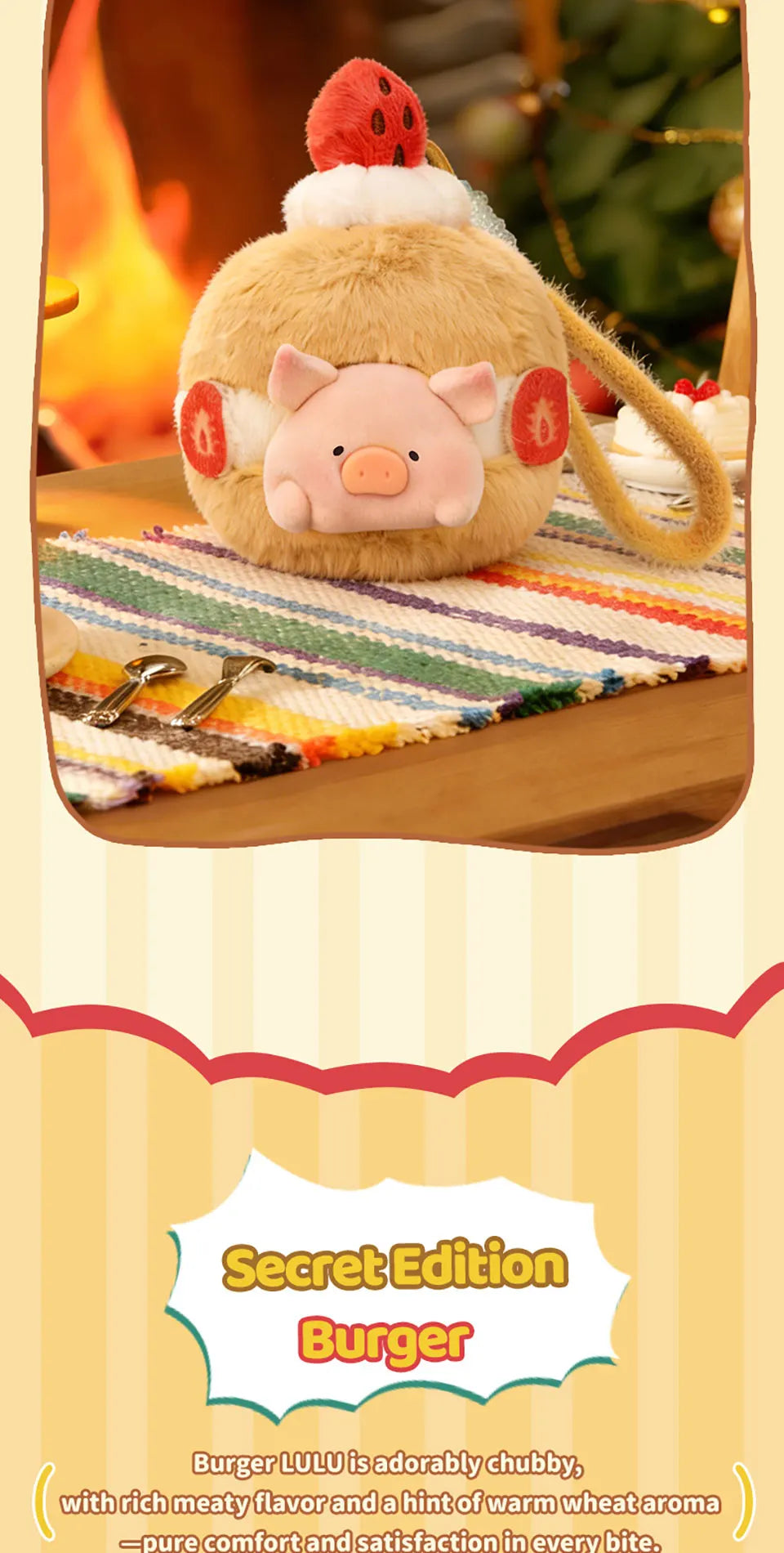 52TOYS Blind Box LULU THE PIGGY Diet Nemesis Plush Keychain image 17