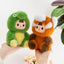 Cute Creative Animal Vinyl Face Plush Pendant Toys