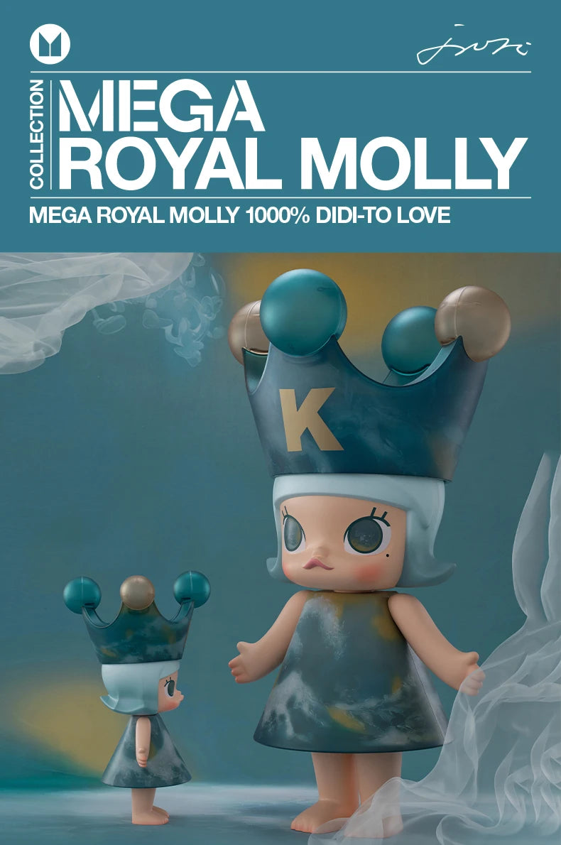 POP MART MEGA Royal Molly 1000% DIDI-TO LOVE Limited