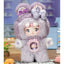 Plush toy with a cute design on a blurred background