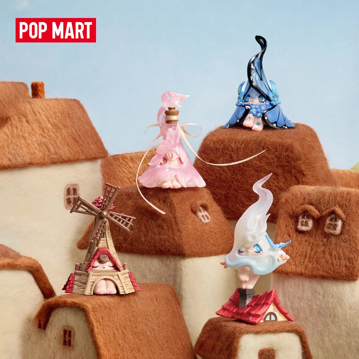 POP MART 1001MOONS Wind's Intention Series Figures Blind packaging view