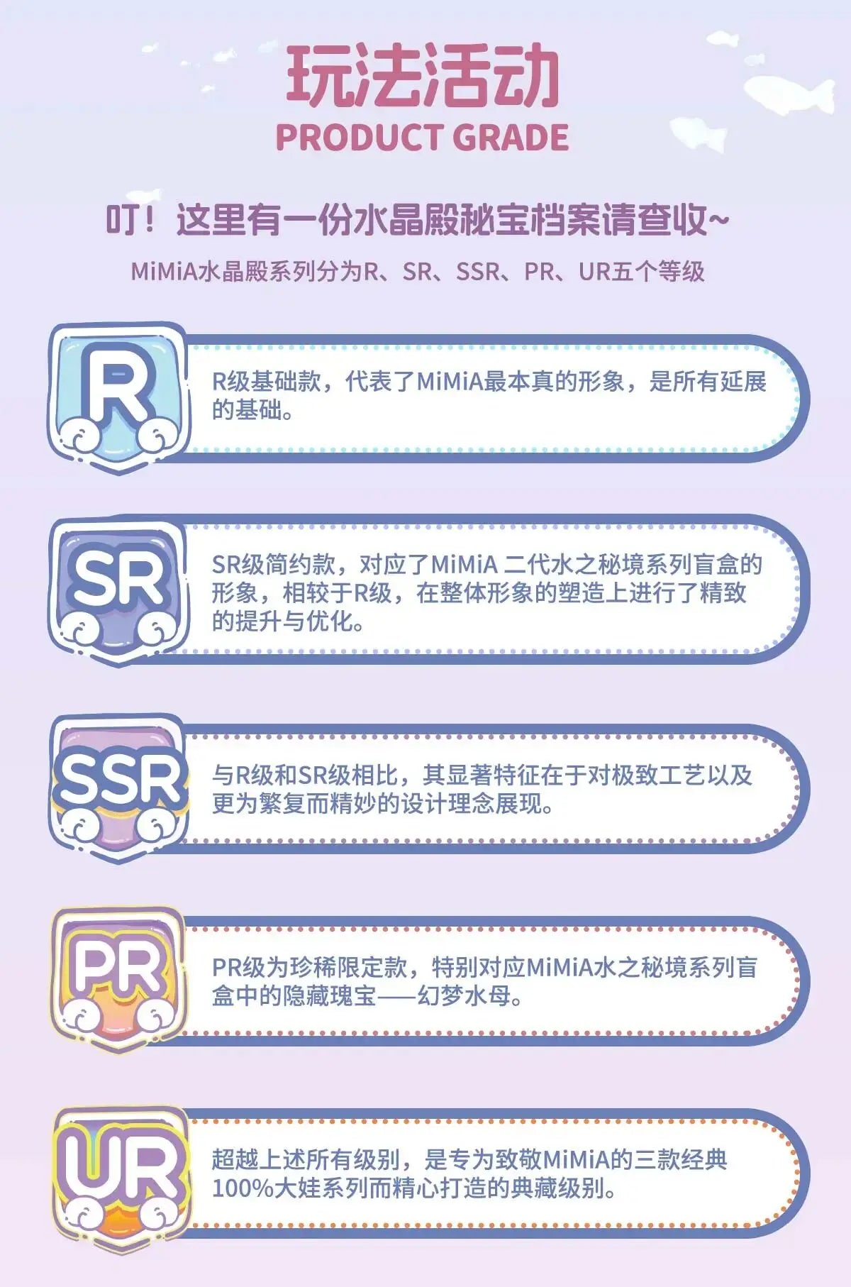 MiMiA Crystal Palace Series Blind Box Figures