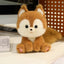 Cute Sitting Animals Plush – Red Panda, Fox, Sloth, Cat, Capybara & Pig