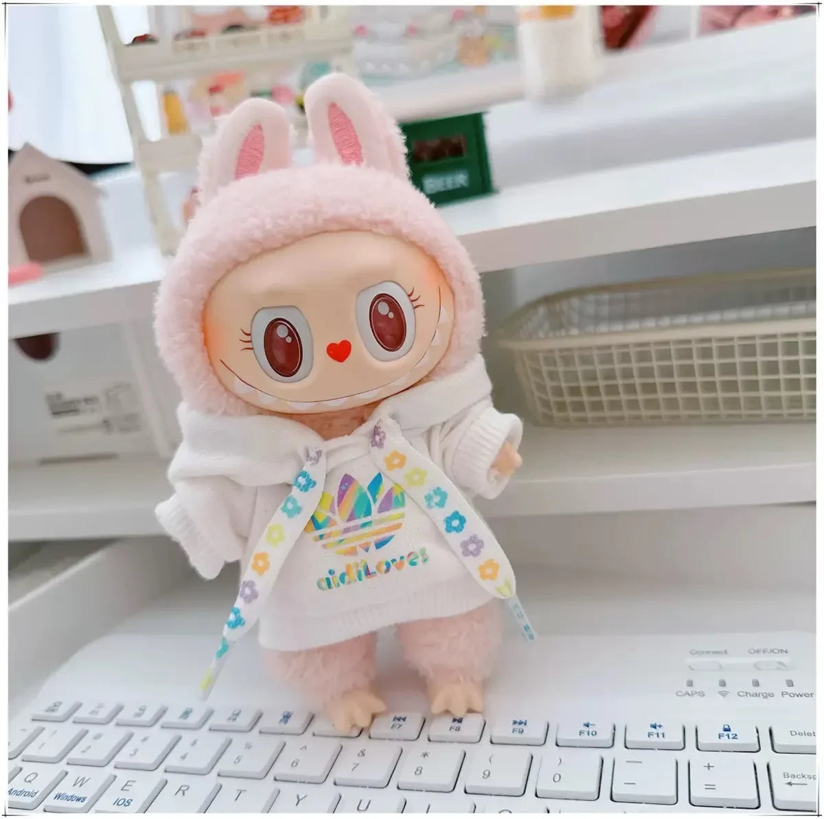 Labubu 17cm Doll Clothes Outfit | Hoodie & Pants Korean Idol Style Accessories