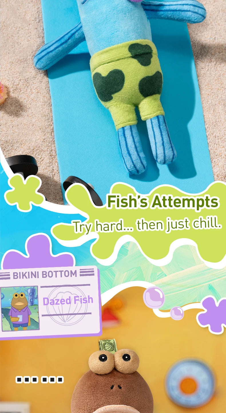 POP MART Bikini Bottom Buddies Whimsical Plush Blind Box