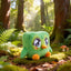 Kawaii Duolingo Green Owl Plush Toy Plushie of front product view