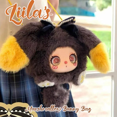 Liila's Marshmallow Bunny Bag Series Blind Box Cute Plush Doll Crossbody Bag Surprise Mystery Box Trendy Toy Customized Gifts