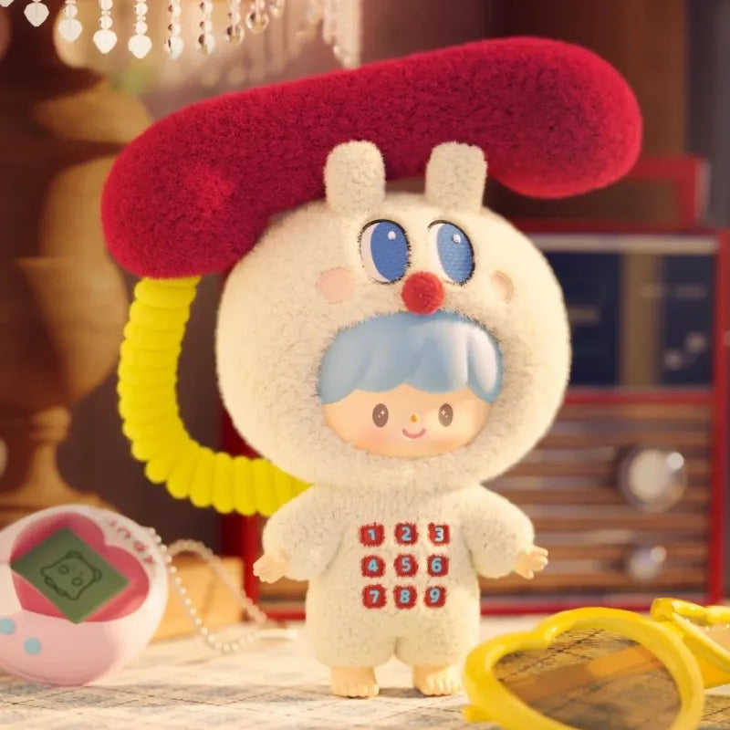 zZoton Happy Childhood Series Plush Keychain Blind Box