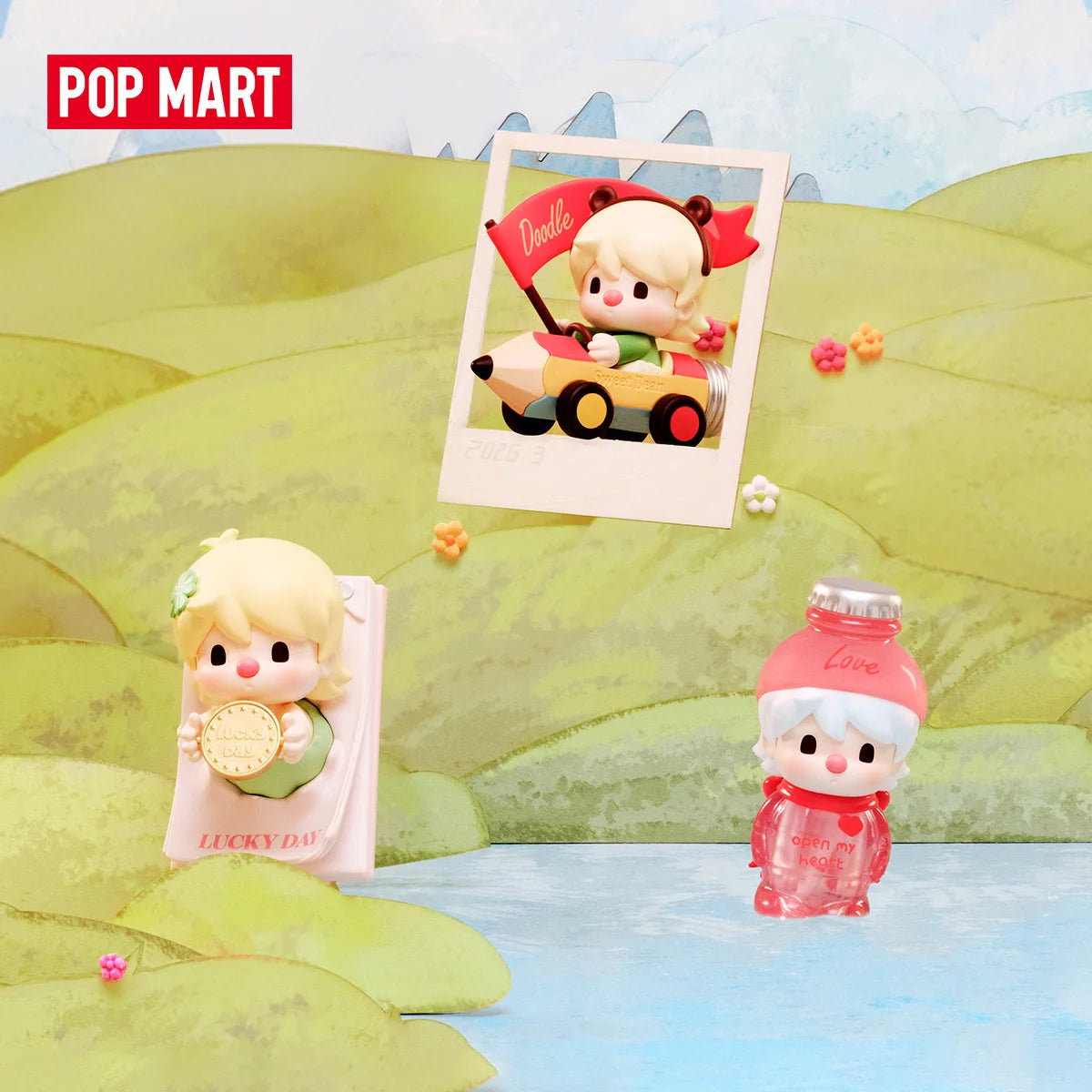 POP MART Sweet Bean Days of Sparkles Blind packaging view
