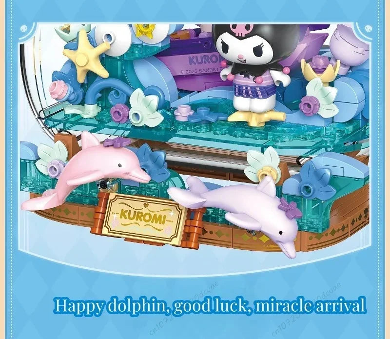 TOPTOY Sanrio Kuromi Whispering Wishes Micro Building Blocks
