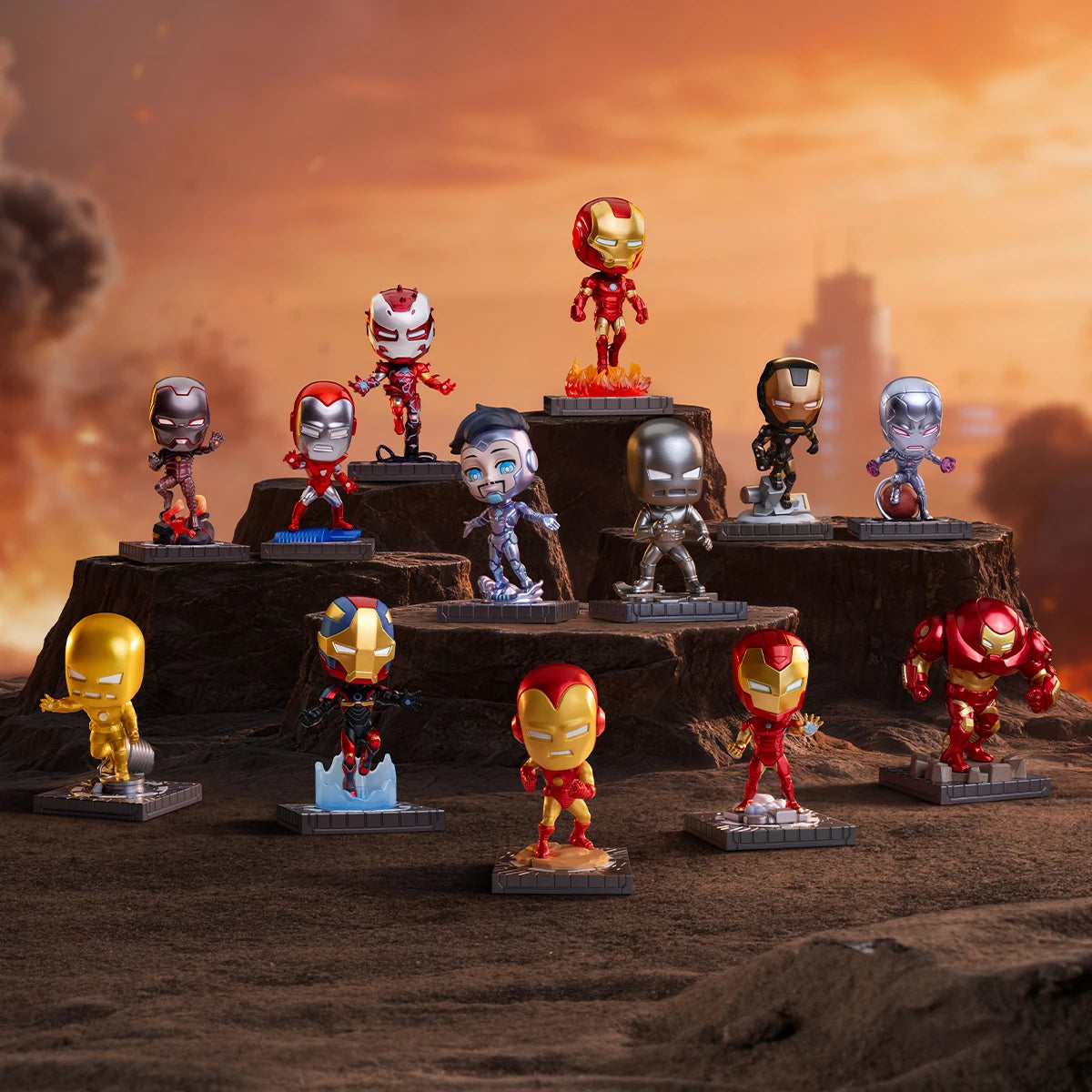 POP MART Marvel Iron Man: A Journey Through Armors Blind Box Figures detail view