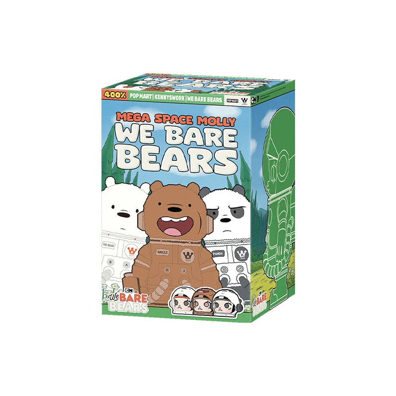 POP MART MEGA SPACE MOLLY 400% We Bare Bears Limited Edition