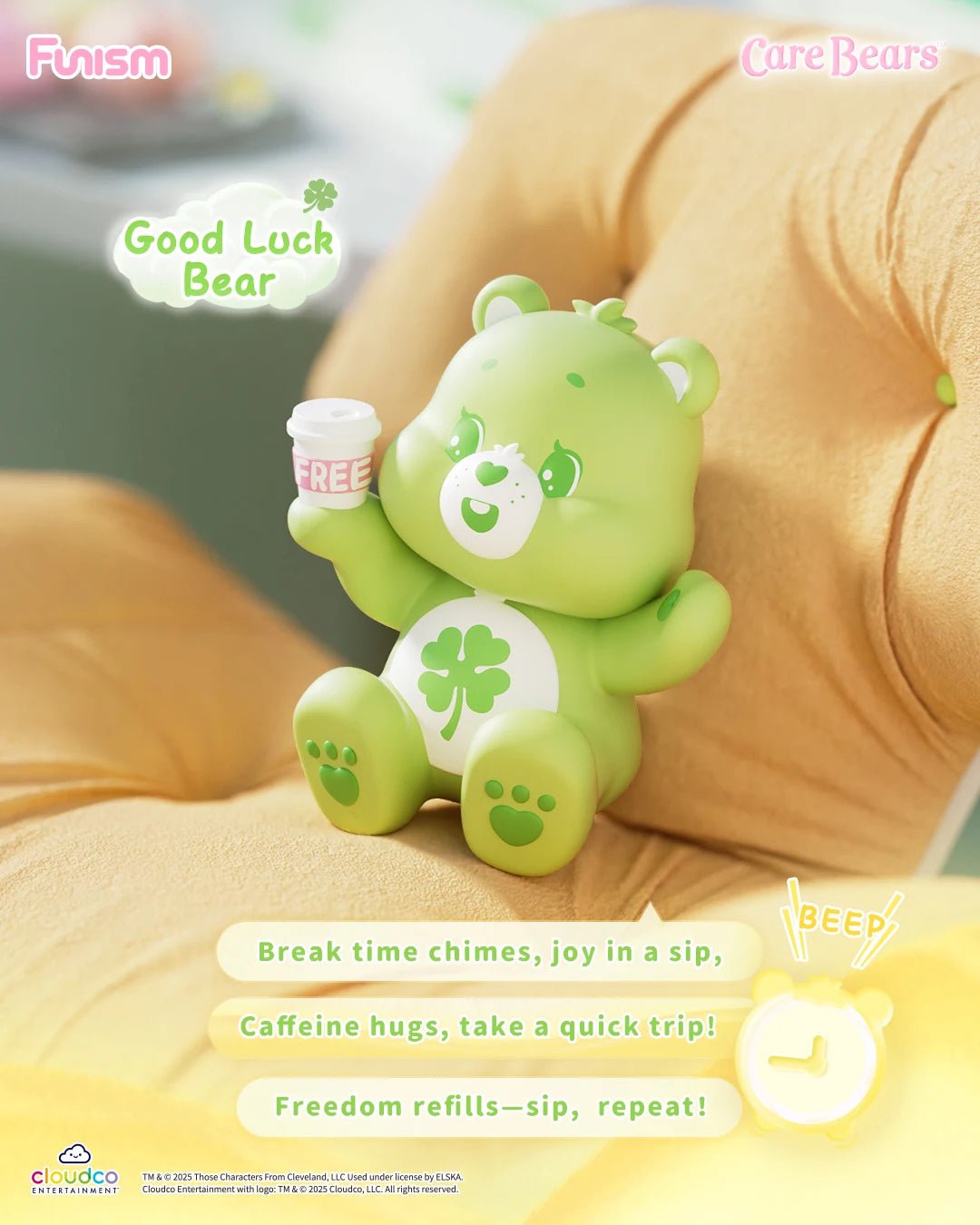 FUNISM Care Bears Little Things Series Cubby Face Blind Box Figures