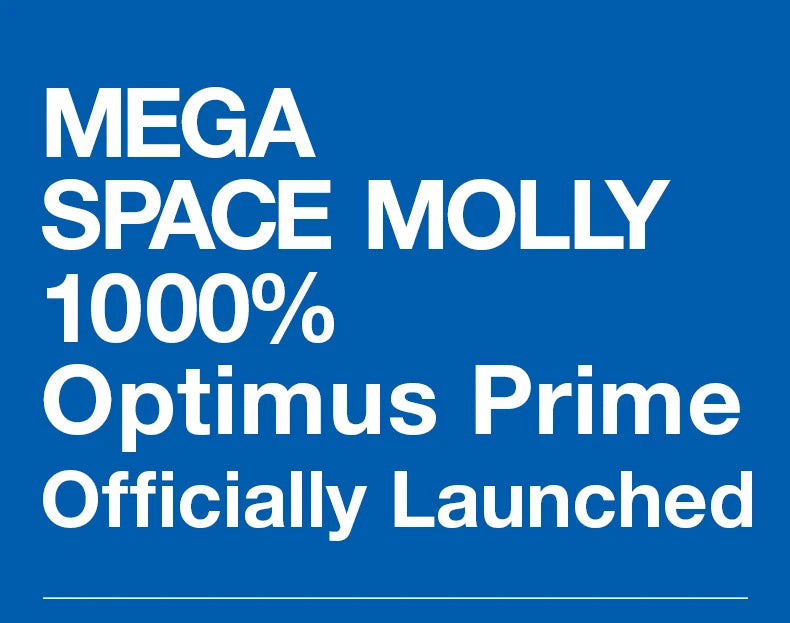 POP MART MEGA Space Molly 1000% Optimus Prime Limited Edition