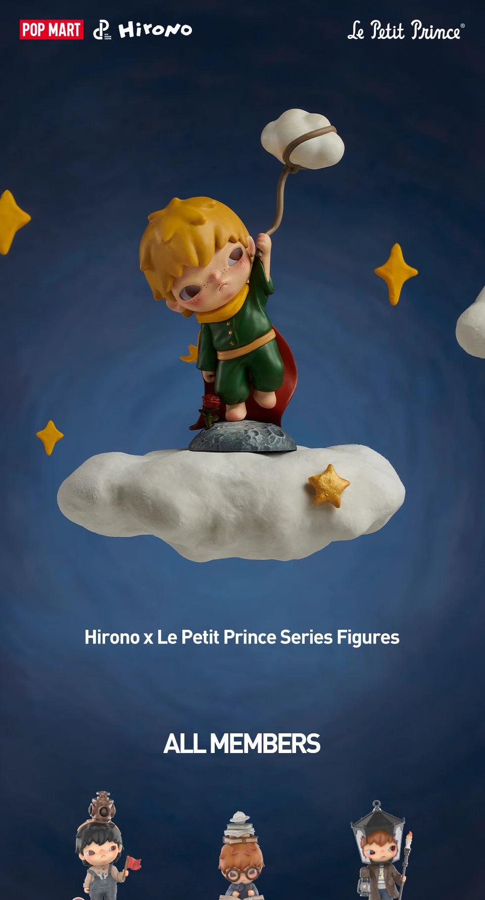POP MART Hirono × Le Petit Prince Series Blind Box Figures